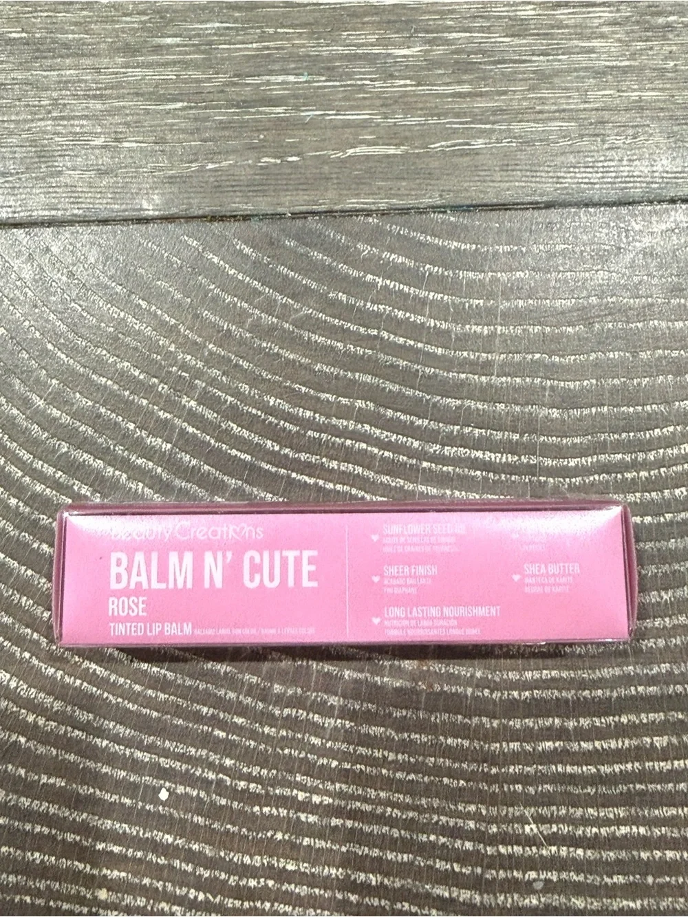 NWT Beauty Creations Balm N' Cute Pink Lip Balm